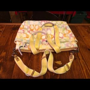 Coach diaper bag